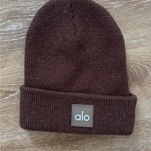 ALO Yoga Brown Beanie Hat